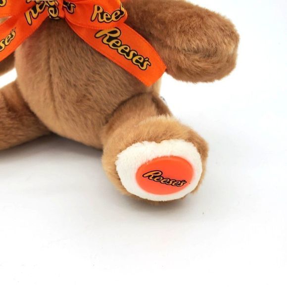 Reese's 6” Reindeer Plush‎ Stuffed Animal Reeces Pieces Deer  Ribbon Bow Holiday - Picture 5 of 9